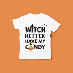 Halloween white shirt